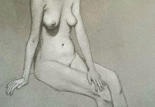 Seated Nude, 2015