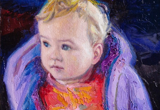 Portrait of a young girl
